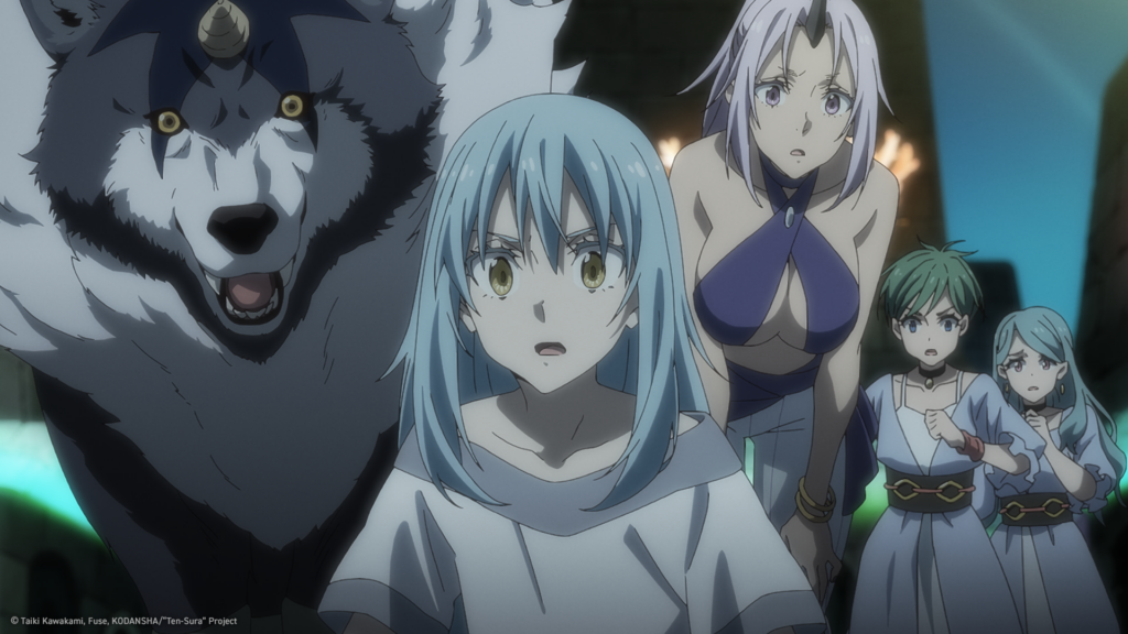 That Time I Got Reincarnated as a Slime: O Filme - Lágrimas do Mar Azul-Celeste